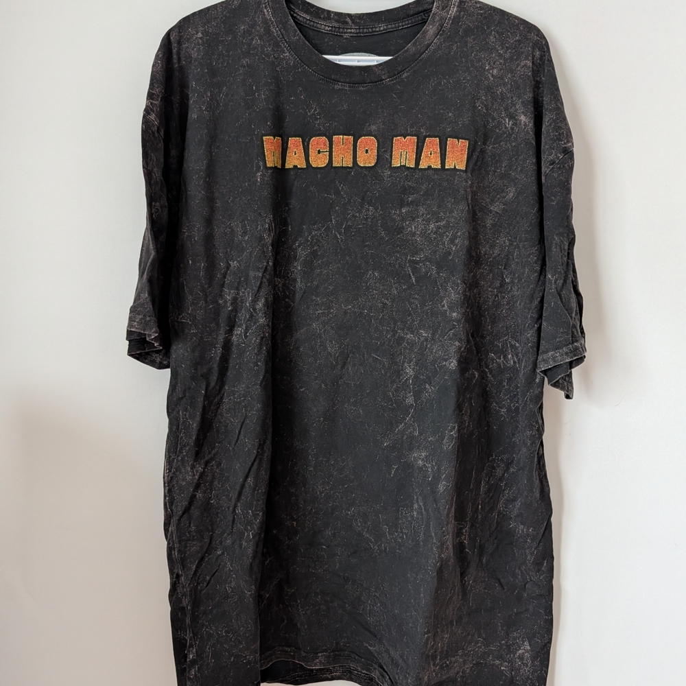 Macho Man Black T-Shirt